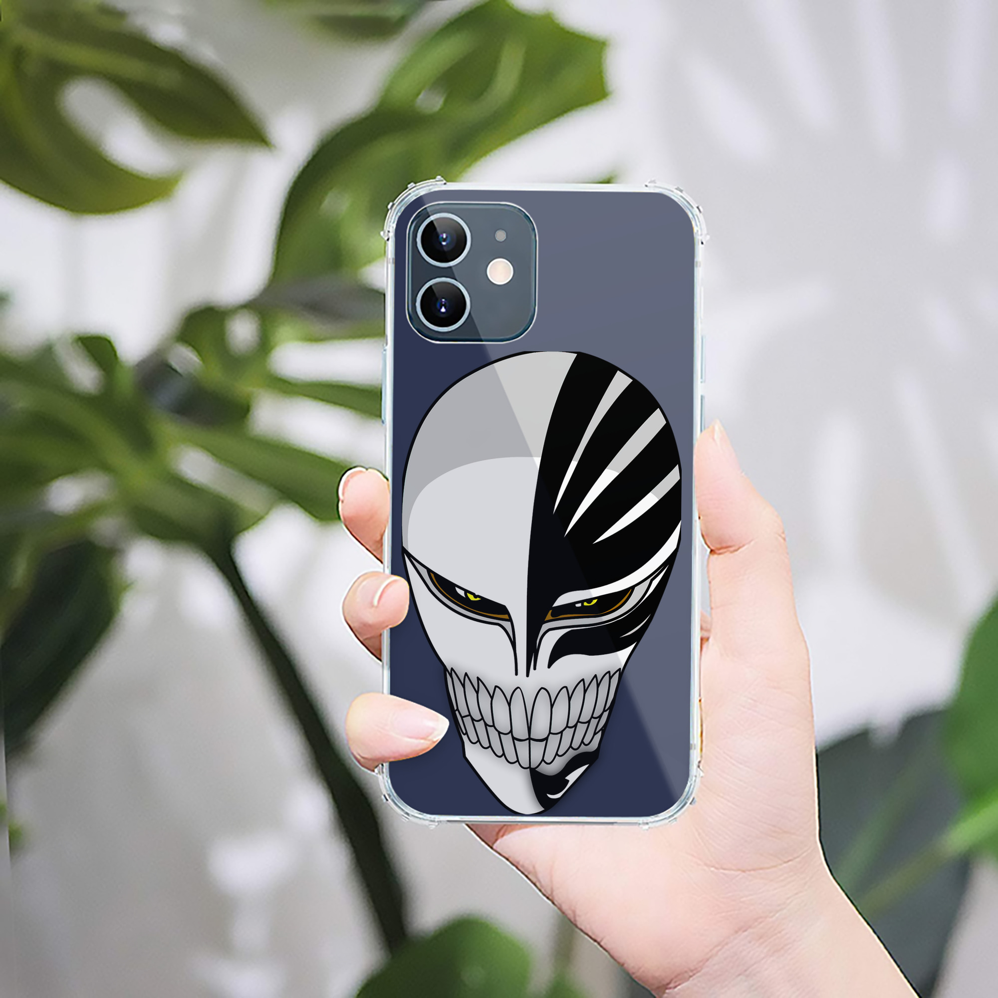 （画像用） ブリーチ 黒崎一護（くろさき いちご）BLEACH Kurosaki Ichigo 【iPhone 12シリーズ対応】透明スマホケース（クリアソフトケース）